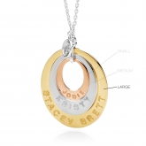 Connecting Oval Large GOLD