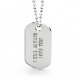 Dog Tag Pendant Medium