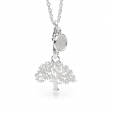 Silver Tree Pendant Small