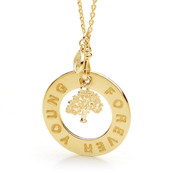 Circle of Love with Tree of Life GOLD