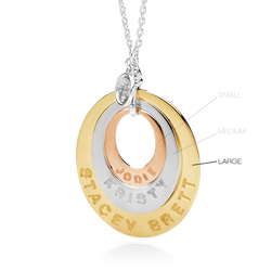 Connecting Oval Large GOLD